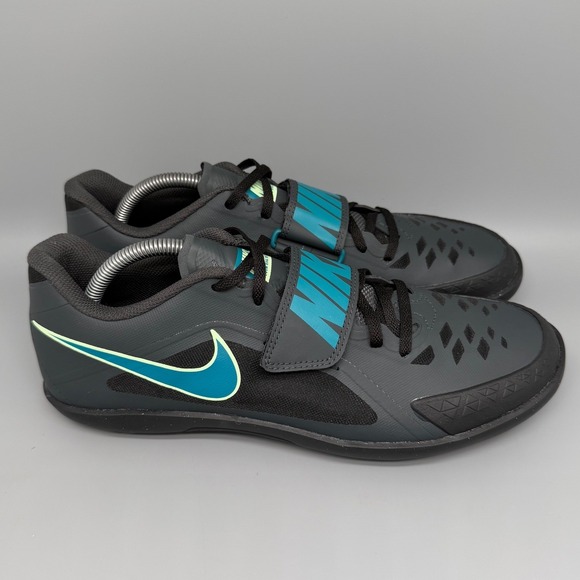 Nike Zoom Rival SD 2 Black Algae Track Shoes FZ9665-001 Men's Sz 10.5 New